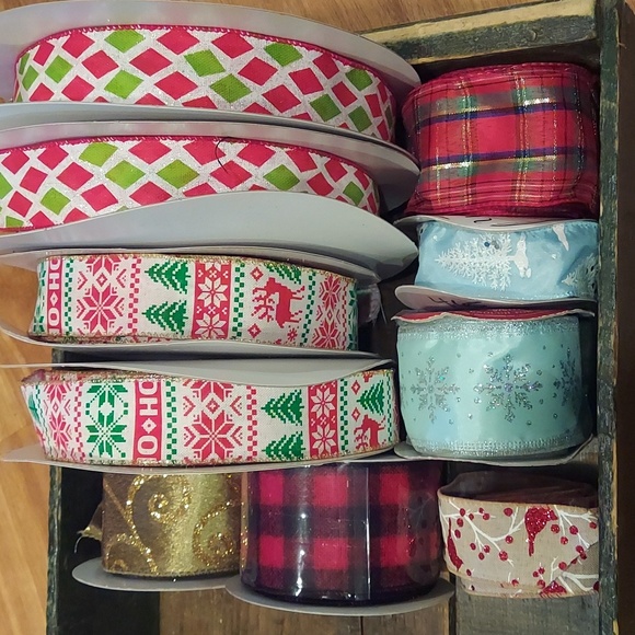 Floral Ribbon 10 Spools - Picture 1 of 13